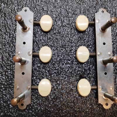 Vintage 1950's Waverly Strip Tuners - 3/Side - No Lines image 2