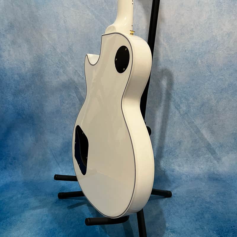 Edwards by ESP E-LPC 2022 White Les Paul Custom Made in Japan | Reverb