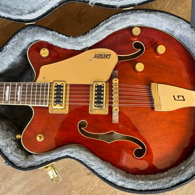 Gretsch G5422G-12 Electromatic Hollow Body 12-String in Walnut Stain with Gold Hardware PLUS Hard Case! image 2