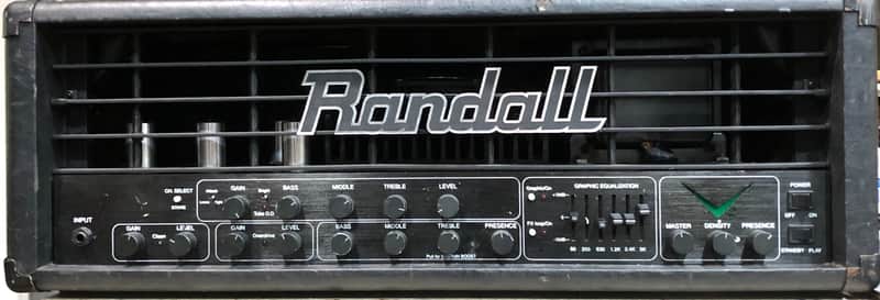Randall V2 solid state power 400watt tube preamp 3 channel amplifier amp graphic eq image 1