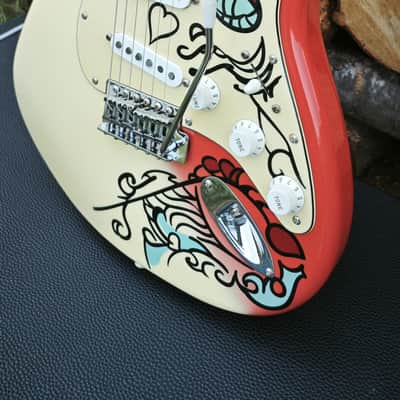 Fender Jimi Hendrix Artist Series Signature Monterey Stratocaster 2017 - 2018 - Monterey Graphic image 2