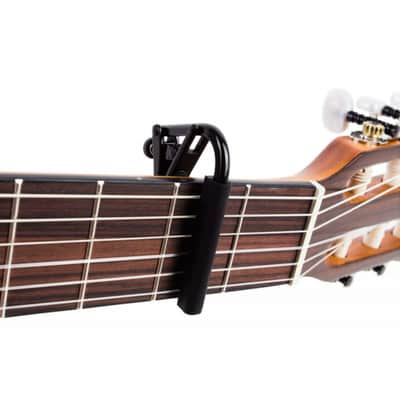 Shubb C2K Capo Noir for Nylon String Classical Guitars, Black Chrome image 4