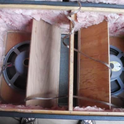 Pair of 1968 Custom Sunn-Style 2x15 Cabinets – 4 JBL D130F Speakers image 2