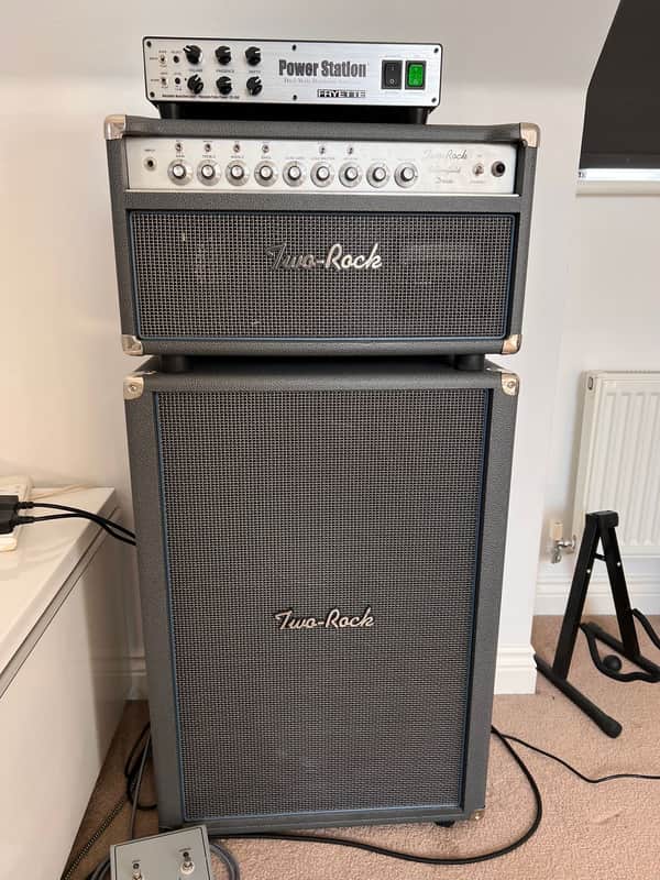 Two Rock Bloomfield Drive 100/50 Watt head and Cab - Silver Tolex image 1