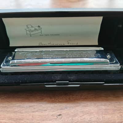 Hohner 7539 Toots Hard Bopper Chromatic Harmonica 2010s - Silver image 3
