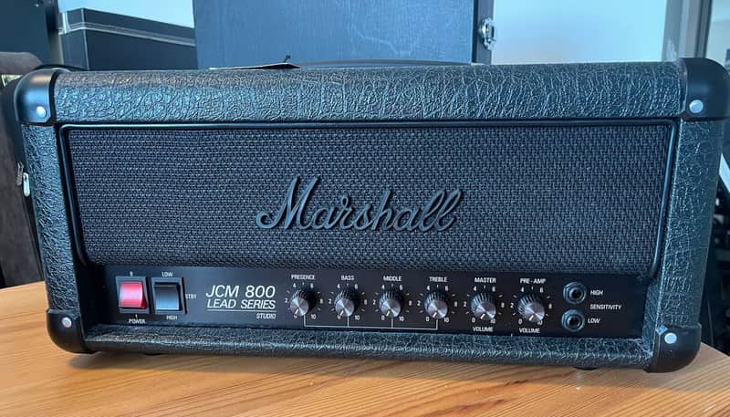 Marshall Studio Classic SC20H "JCM 800 Lead Series" 20-Watt Guitar Amp Head - 2022 - Stealth Black imagen 1