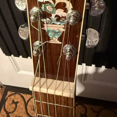 Regal RD 40MS Square Neck Resonator 2000's - Brown burst image 3