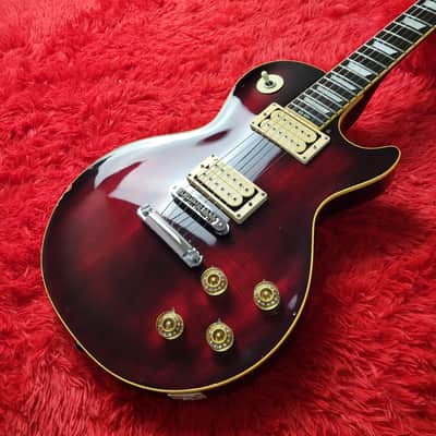 Aria Pro II LS-600 1978 in Antique Red Finish - Les Paul Standard - Made by Matsumoku In Japan - MIJ image 3