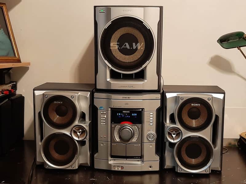 Sony MHC-GX45 2003 Silver/black image 1