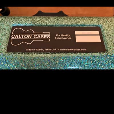 Calton Classical Flight Case - Sea Green Glitter image 5
