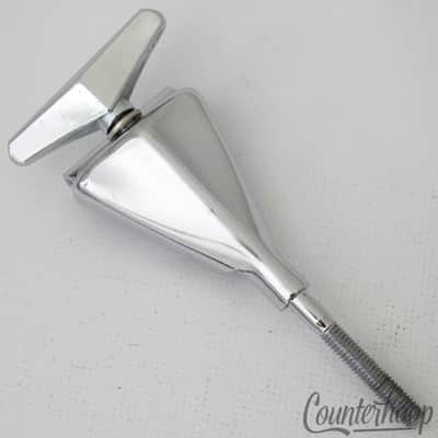 *Pearl Bass Drum Tension T-Rod+Claw Vintage 70s Chrome 4"Metric Japan Wood-Fiber image 1