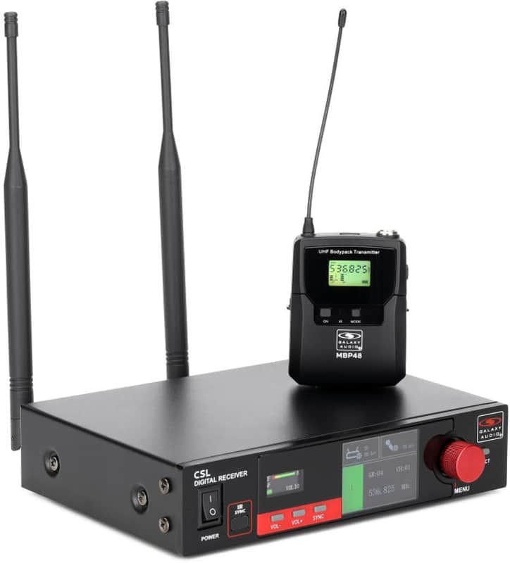 Galaxy Audio CSL-BM UHF Digital True-Diversity Wireless Bodypack System - M Band image 1