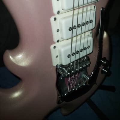 Mosrite Double Axe Prototype PT1-DAX 1988 Champagne Pink image 11