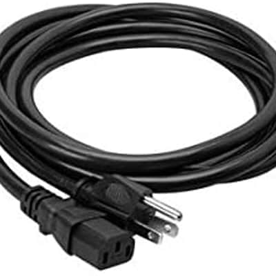 Hosa PWC-425 25 Foot Power Cord IEC C13 to NEMA 5-15P image 1
