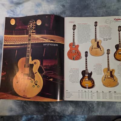 Vintage 2010 Epiphone Guitar Bass Mandolin Catalog 56 Pages Great Condition Case Candy image 3