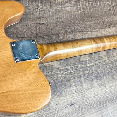MyDream Partcaster Custom Built - Green Natural Thinline Lollar image 9