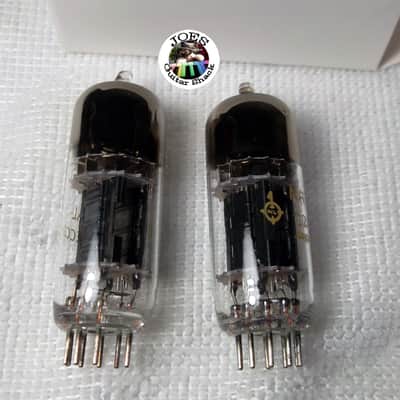 1960's National 12AT7 6201 ECC81 Triple Mica Long Black Ribbed Plate "Super Strong Match Pair Tubes" 7000+ of 5500 = 120% The Best Sounding 12AT7 & Extremely Rare For Guitar Bass & Hi Fi Amps! #58 image 5