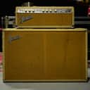 1963 Fender Bassman Piggyback Amp Textured Cream Tolex and Jensen-Loaded 2x12 Cabinet w/ Nichicon Re-Cap