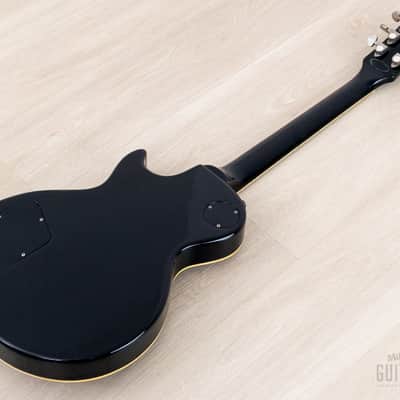 1979 Greco EG900 Vintage Guitar Standard, Black w/ USA DiMarzio PAFs & Case, Japan Fujigen image 13