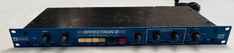 DeltaLab Effectron ADM 1024 Digital Delay 1980s - Blue imagen 1
