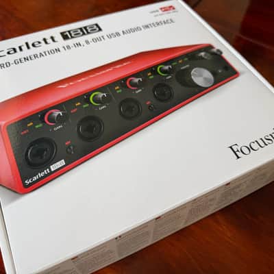 Focusrite Scarlett 18i8 3rd Gen USB Audio Interface 2019 - Present - Red / Black imagen 2