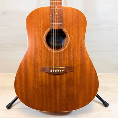 Seagull S6 Mahogany Deluxe SG A/E Acoustic-Electric Guitar w/ Gig Bag Made in Canada 2008 image 2