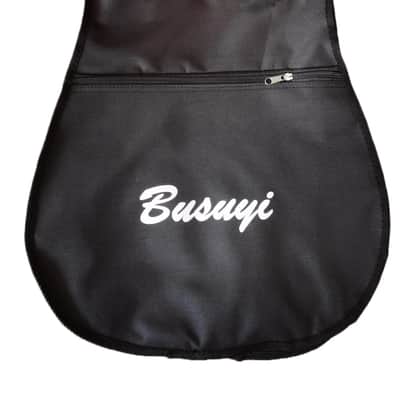 Busuyi Guitar 4 String Bass 6 String Lead Acoustic, Travel Acoustic Guitar with Classical Metal Heel image 3