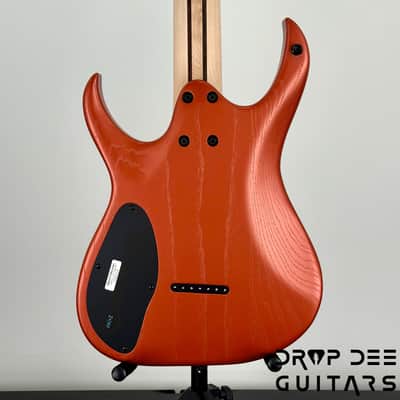 Mayones Duvell DT 7 7-String Baritone Electric Guitar w/ Case - Monolith Metallic Copper image 11