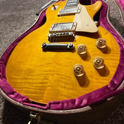 Gibson 2013 Custom Shop Standard Historic '58 Les Paul Standard Reissue - Lemon Burst VOS image 14