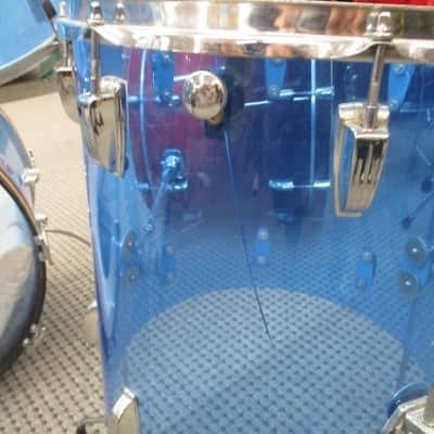 Ludwig Vistalite Double bass drum set 70's image 5