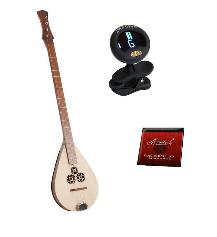 Wildwood Dulcimer Package Includes: Wildwood Dulcimer – Rosewood + Roosebeck Dulcinet 4 String Repla image 1