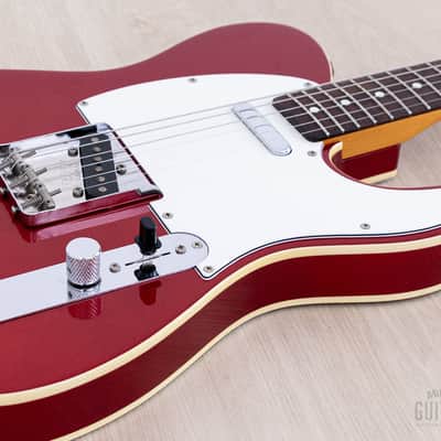 1989 Fender Telecaster Custom ‘62 Vintage Reissue TL62B-70 Candy Apple Red A-serial, Japan MIJ Fujigen image 6