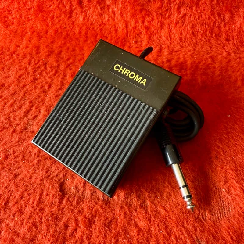 ARP Rhodes Chroma sustain/ momentary expression pedal 1980 original vintage analog USA