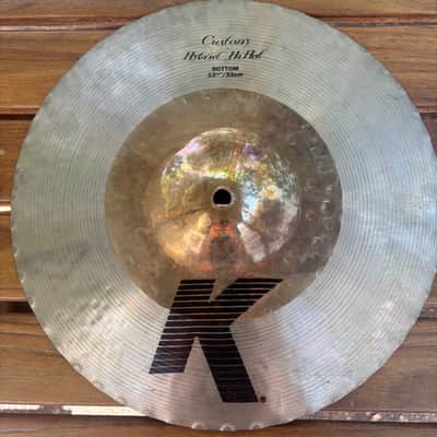 Zildjian 13.25" K Custom Hybrid Hi-Hat Cymbals (Pair) 2006 - Present - Traditional / Brilliant image 1