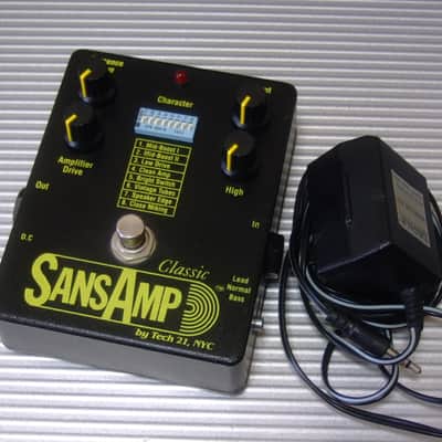 1990s Tech 21 SansAmp Classic & 117V PSU image 1