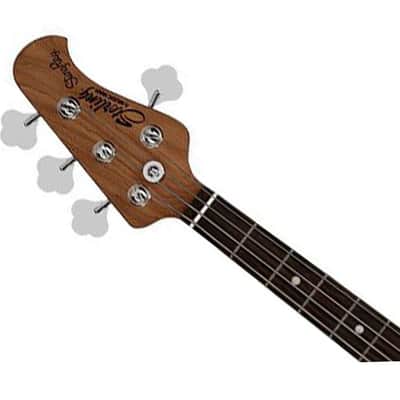 Sterling by Music Man StingRay Short Scale RAYSS4 - Toluca Lake Blue - Open Box image 4