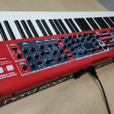 Nord Stage 3 HP76 Hammer Action Portable 76-Key | Synthcloud Libraries | Original Bag image 7