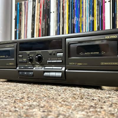 Technics RS-TR474 Dual Stereo Cassette Deck Player Recorder PARTS/REPAIR READ image 4