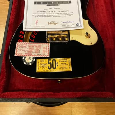 Joe Doe 'The Gambler' JDV32 Limited Edition Electric Guitar Gloss Black w/ Case image 16