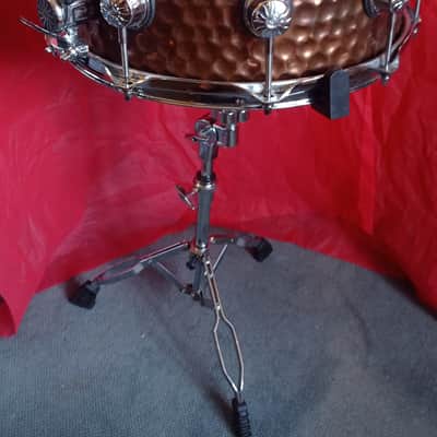 Natal Drums 14x6.5" Hand Hammered Steel Snare Drum - Old Bronze (Excellent Condition) image 3