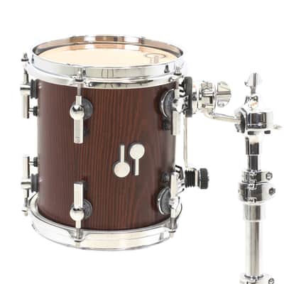 Sonor SQ2 9x8" Mounted Tom with 600 Series Single Tom Stand, Nussbaum Finish image 2