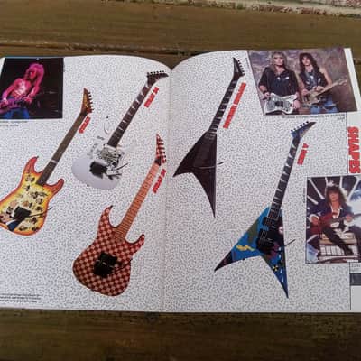 Vintage 1990 - 1991 Charvel, Charvette, Jackson Full Color Catalog! Rare, Original Case Candy, Paperwork! image 22