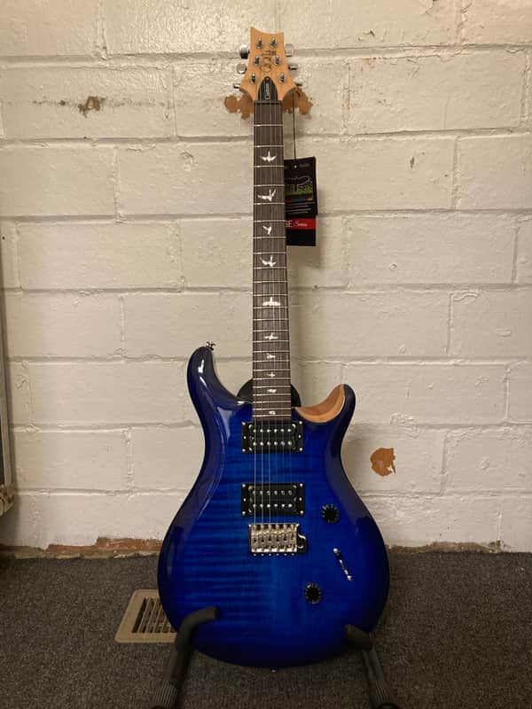 PRS SE Custom 24  in Faded Blue Burst W/PRS Gigbag #6430 image 1
