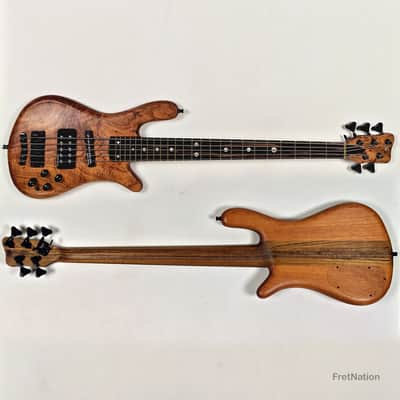 Warwick Masterbuilt P-Nut Signature III 5-string Blackwood Burl - 11.20lbs D 164317-26 image 2