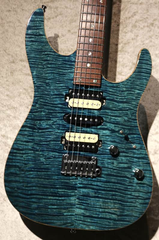 T's Guitars DST-Pro24 Mahogany Limited Arctic Blue[USED][Made in
