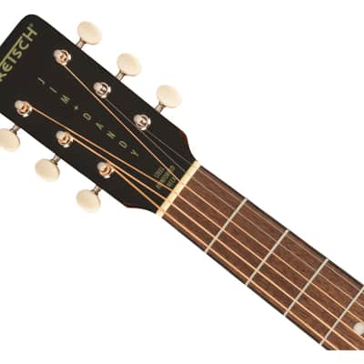 Gretsch Deltoluxe Dreadnought A/E Guitar - Black Top image 4
