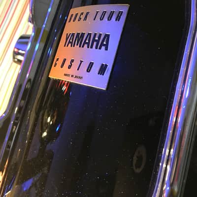 Yamaha Rock Tour Custom 1990 Black Lacquer Sparkle image 4