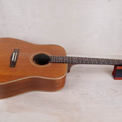 Fender DG-24 Mahogany Acoustic Guitar 1988 Vintage Natural w/ Bag image 2