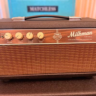 Milkman Sound Half & Half 700 Bass Head + 1x12 Cabinet – Black Tweed – Eminence BP122 image 3