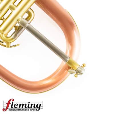 Schilke 1041FLC-L Professional Flugelhorn - Brushed Lacquer with Copper Bell image 11